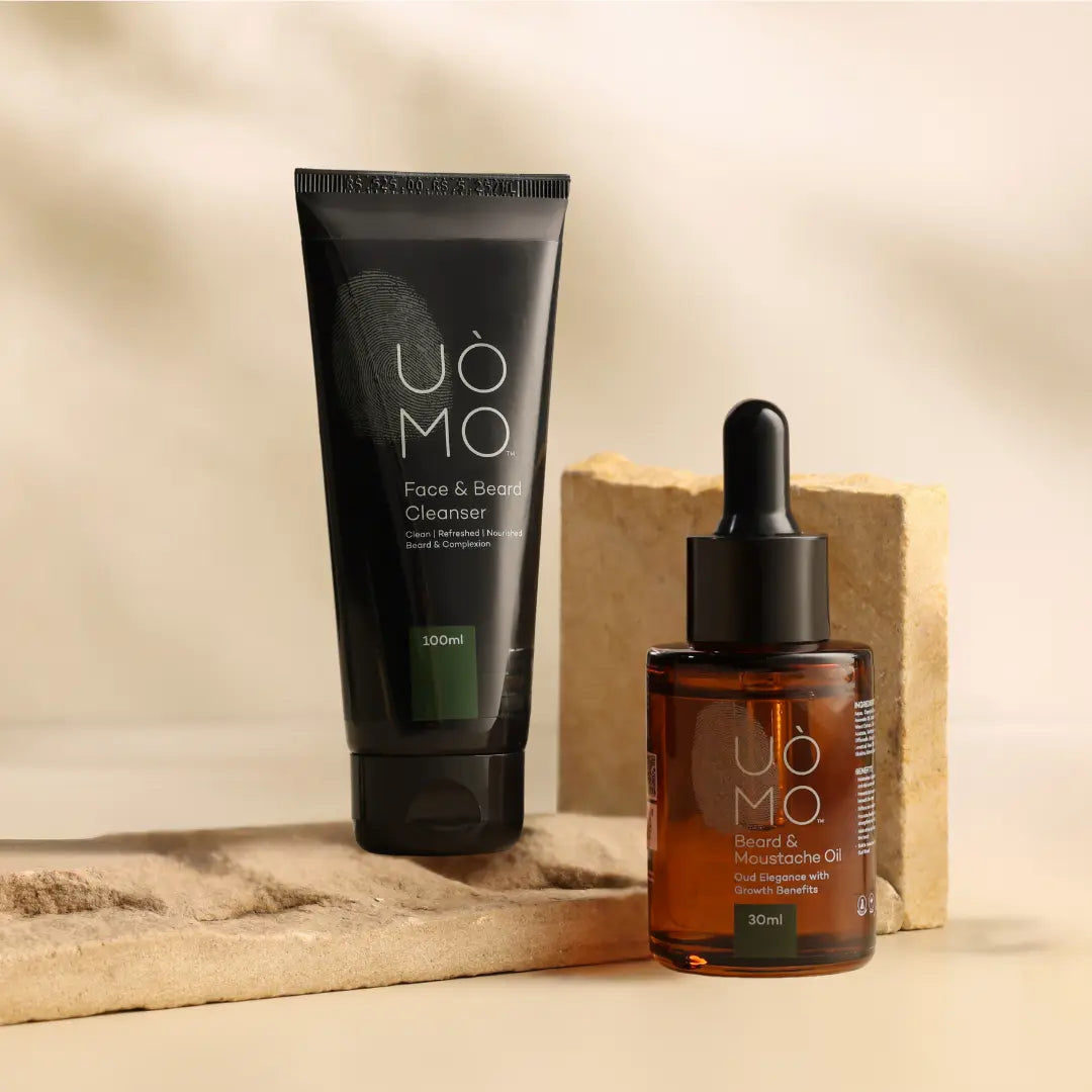 UÒMO BEARD CARE COMBO: NOURISH & CLEANSE