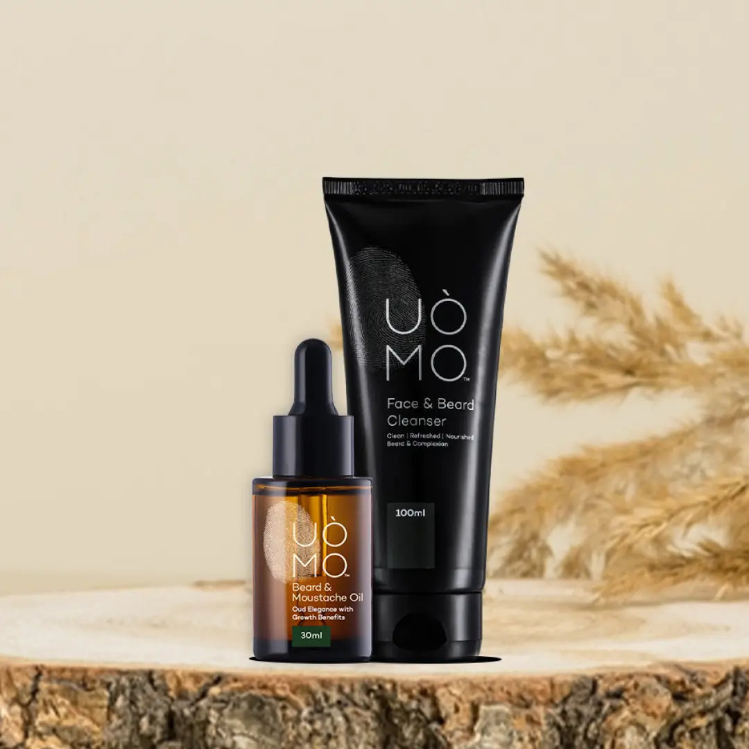 UÒMO BEARD CARE COMBO: NOURISH & CLEANSE