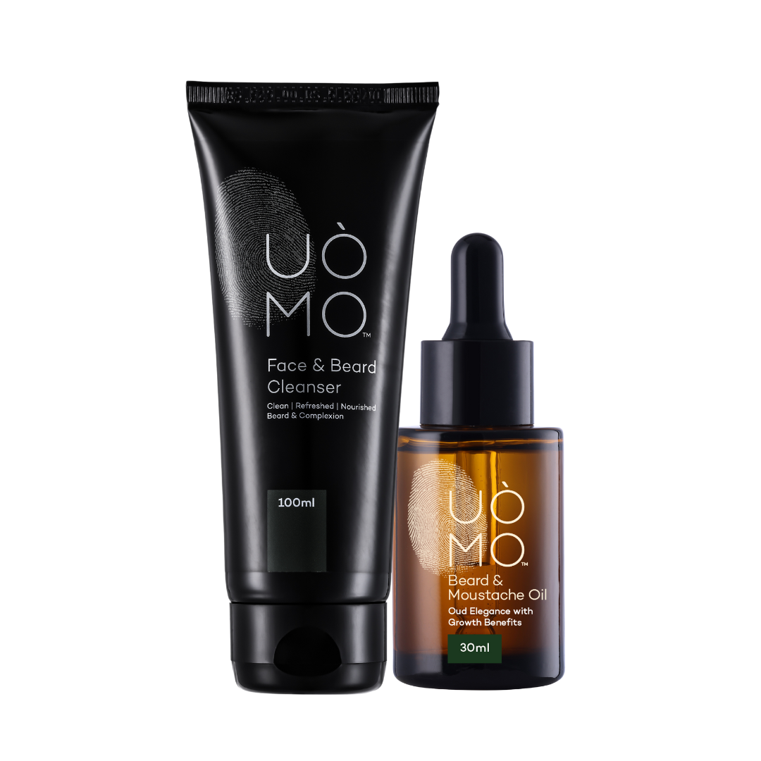 UÒMO BEARD CARE COMBO: NOURISH & CLEANSE